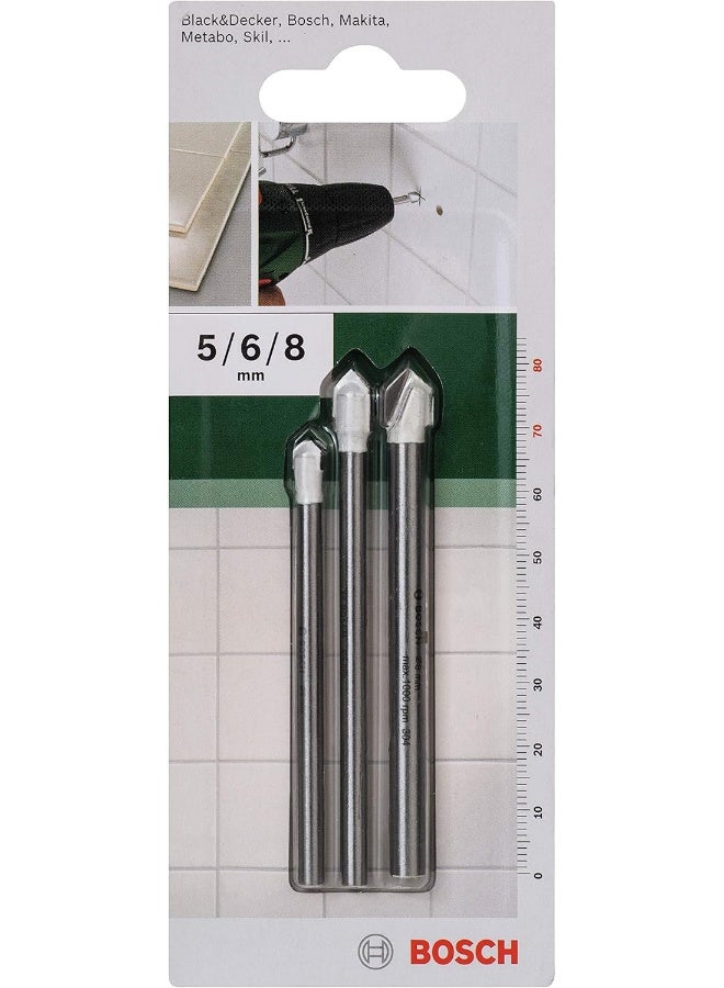 Bosch 2609255588 Tile Drill Bit Set (3 Pieces) - Image 3