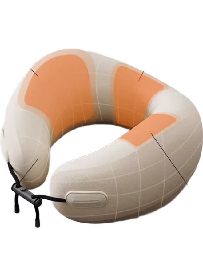 Everythink U-Shaped Neck Pillow, Travel Neck Support, Portable For Long-Distance Travel, Office Use, Nap, U-Shaped Neck Pillow - Image 1