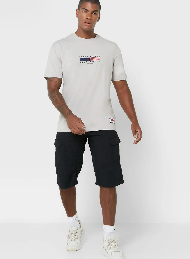 Cotton On Logo Crew Neck T-Shirt