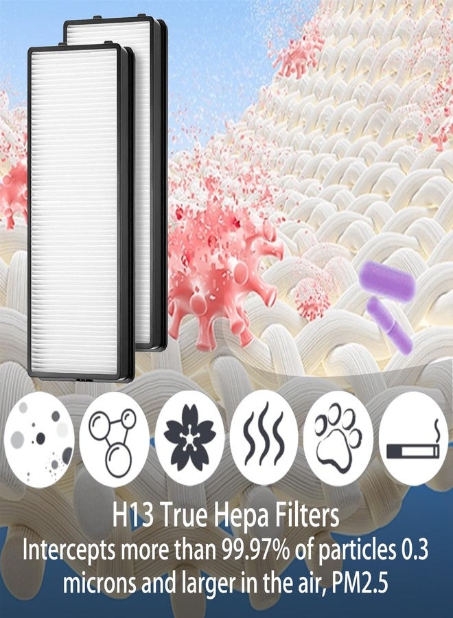 HOMFILBIT 4 Pack Replacement Filters Compatible with HoMedics PetPlus AT-PETODR and TotalClean AT-OFL Air Purifier, Model AT-PET01 AT-PET02 and AR-45 - Image 2