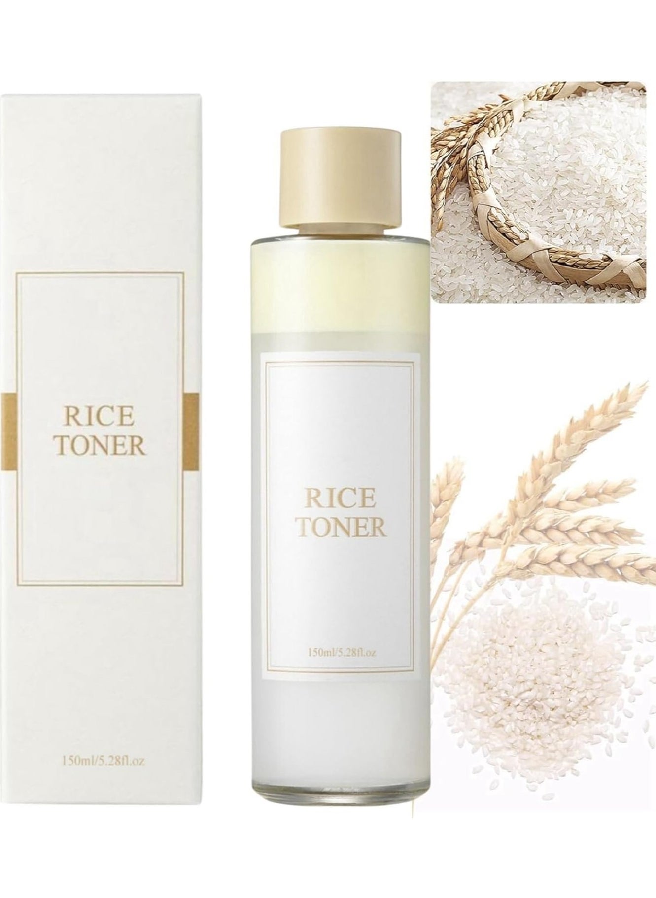 EELHOE Rice Toner Anti-aging Moisturizing Essential Toner Facial Skin Care Brighten Improve Fine Line 