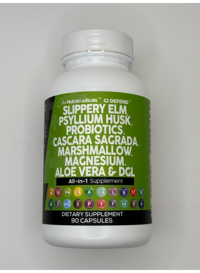 Clean Nutraceuticals مكمل صحي للأمعاء مع قشرة السيليوم من شجرة الزيزفون مع الألوة فيرا وكاسكارا ساغرادا وجذر المارشميلو ودي جي ال وعرق السوس ومستخلص السنا - Image 5