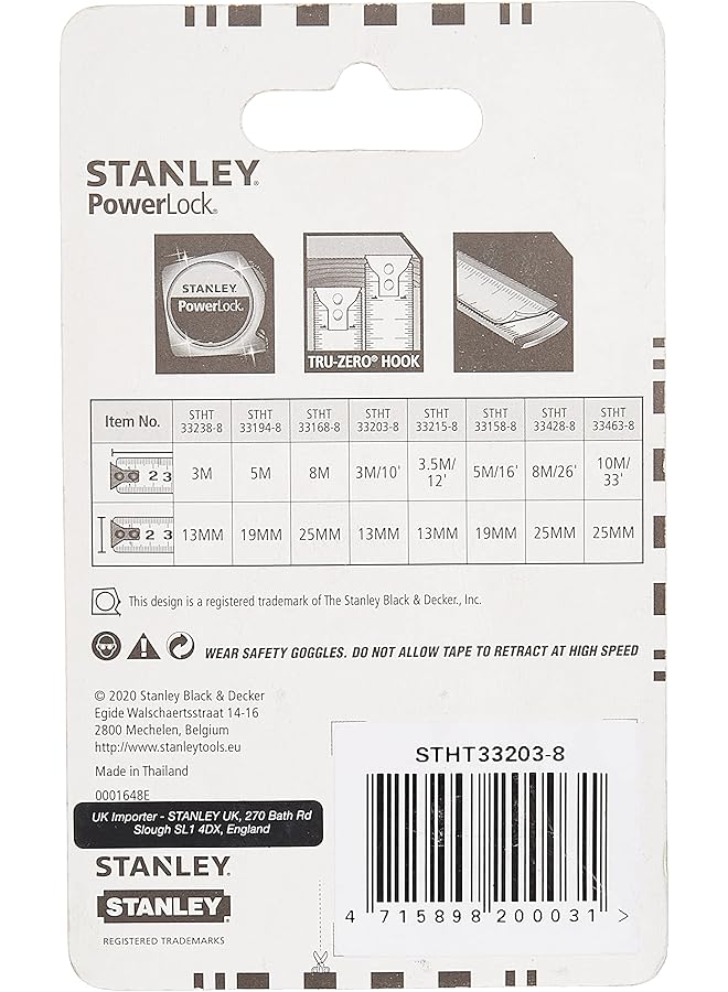 Stanley 0 33 231T Powerlock Classic Tape 3 M - Image 2