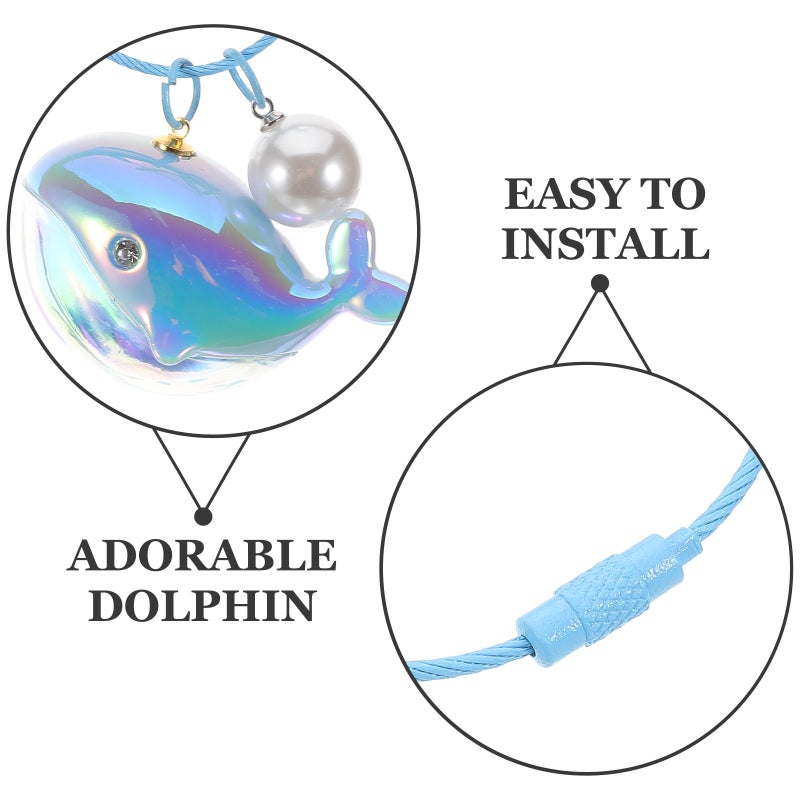 2pcs Keychain Decoration Whale Pendant Keychain Whale Pendant Whale Keyring Decor Whale Decoration Keychain Cute Whale Ornament - Image 2