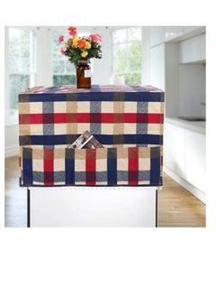 Generic Washing Machine Dust Cover, Refrigerator Dust-Proof Cover Washing Machine Waterproof Cover, with Storage Pockets Bags, Multi-Purpose Dryer Mat Top Covers (170x71cm)  - Image 4