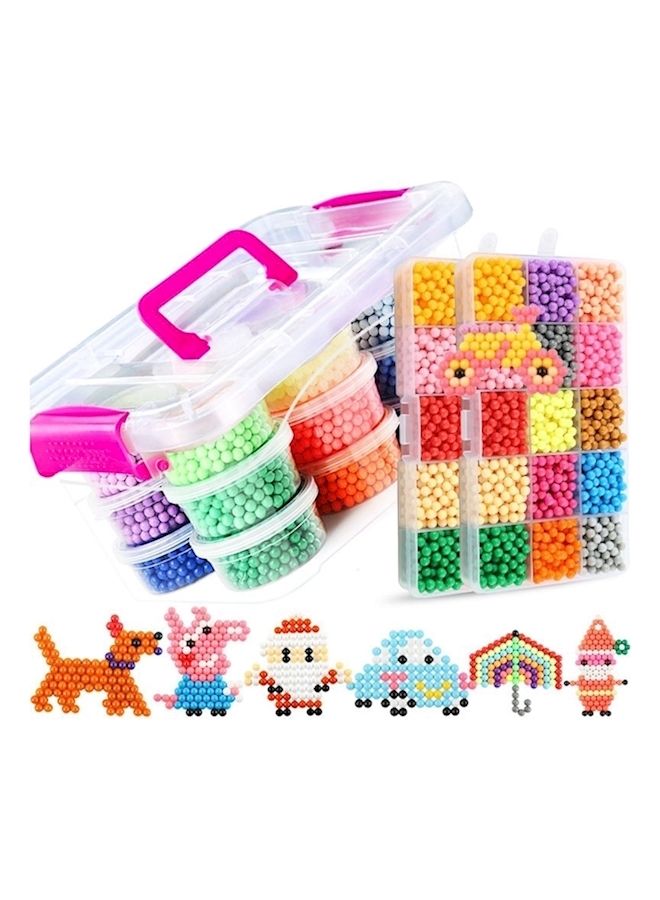 إسكدنيا مجموعة مكعبات بناء الخرز اللاصق السحري