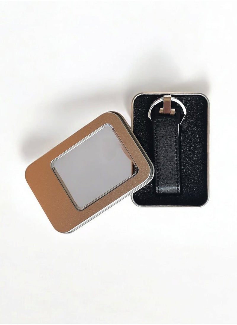 Generic Black Leather Flash Drive Mini USB Key Chain Magnetic Closure 16 GB  - Image 4