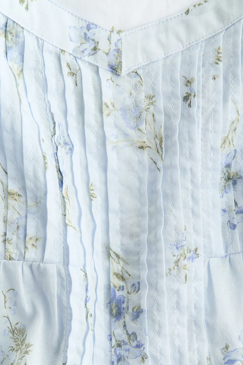 H&M  Frill-trimmed cotton top for Women | Best Price UAE