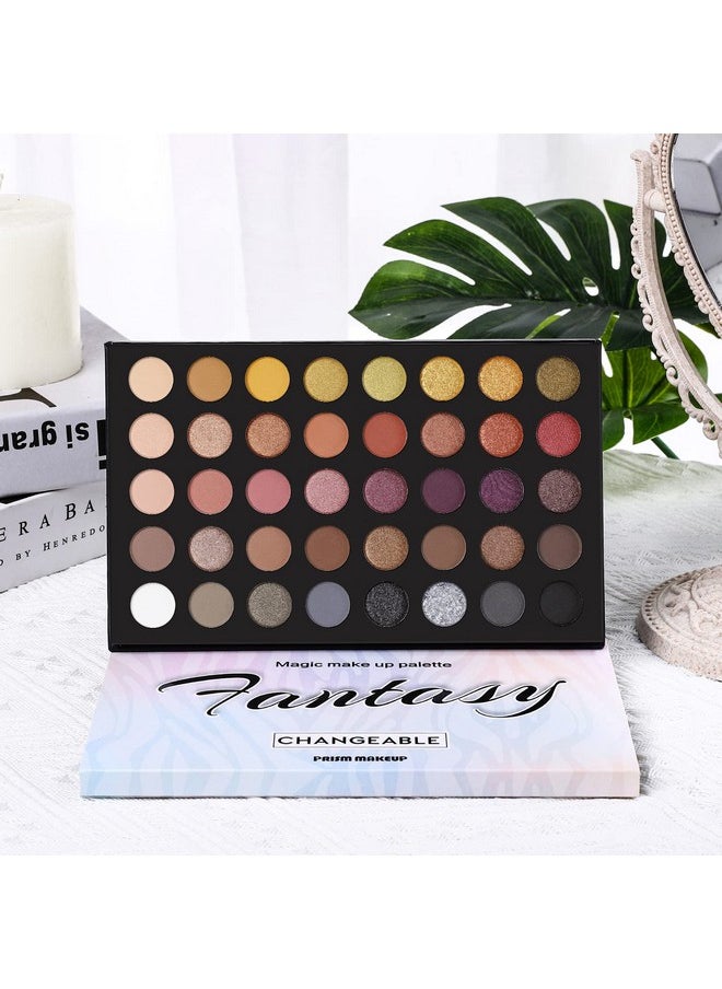 Professional Neutral Eyeshadow Makeup Palette 40 Pigmented Matte Shimmer Warm Eye Shadows Naked Nudes Rose Gold Smoky Brown Pressed Powder Pallet Make Up Kit - pzsku/ZB983E9BE348D8E821B4AZ/45/_/1694502567/6edec5b5-3e98-47ec-8ccb-9a38ad9e0aac