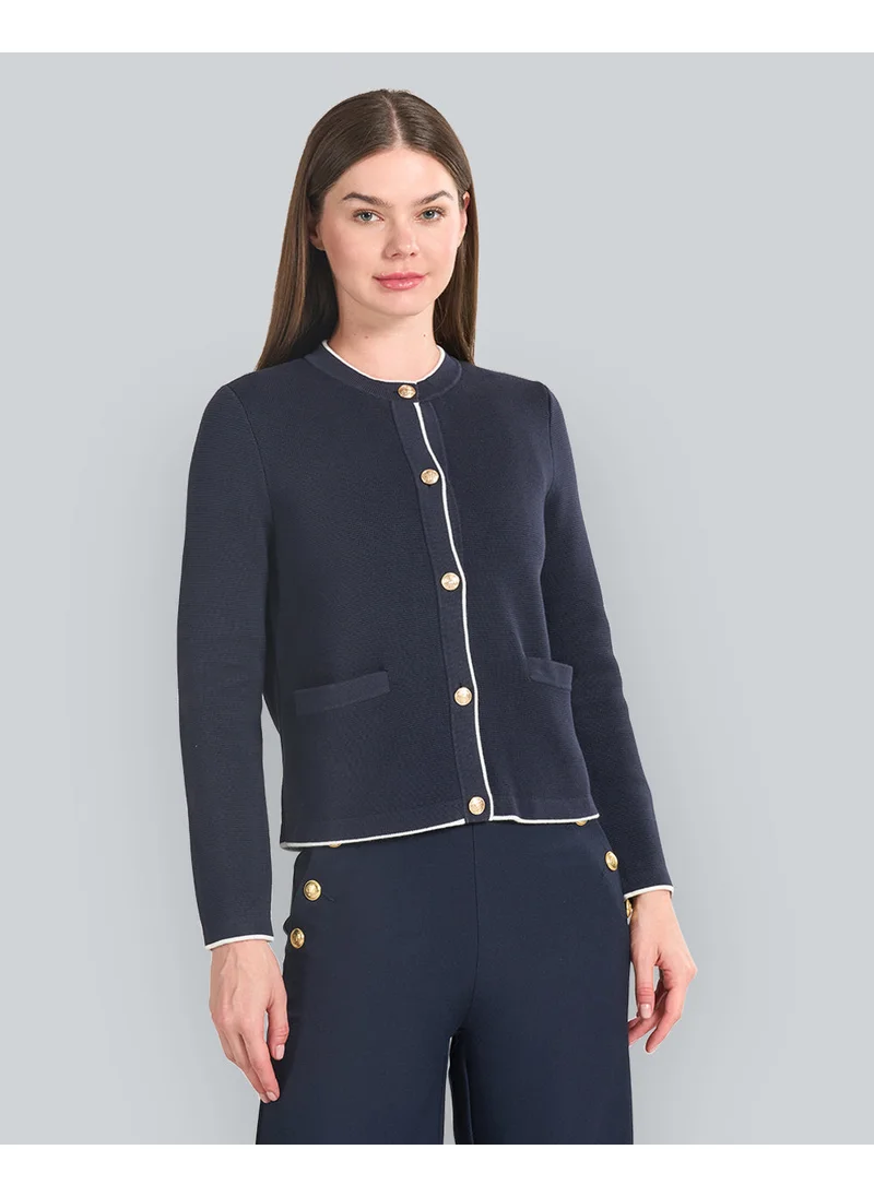 غانت Cotton Knit Jacket