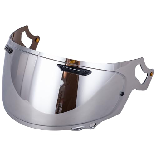 Soman Regent-X Visor Replacement, VAS-V MAX Vision Face Shields Visors Compatible with Regent-X VAS-V MAX Corsair-X Quantum-X Signet-X Dt-X Defiant-X UV Protection (Silver) - Image 1