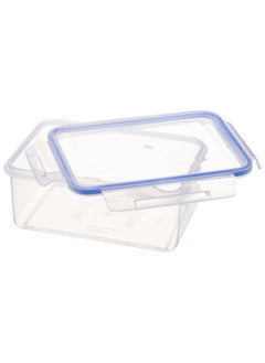 Aristo Aristo Lock & Fresh 211 Plastic Storage Container For Storing grains, pulses, rice, wheat etc - 1100 ML, Transparent Clear (19 x 13 x 8cm)  - Image 3