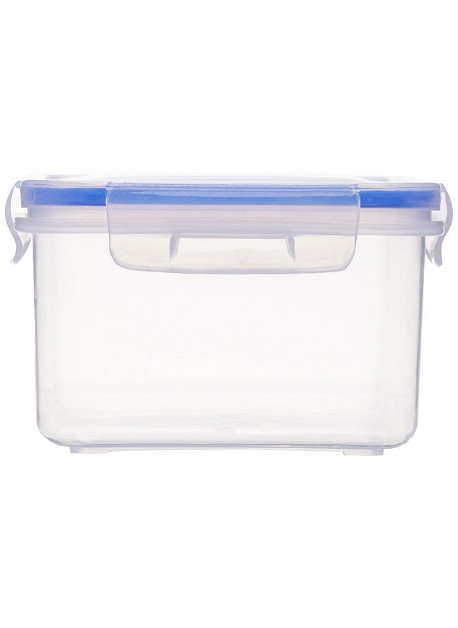 Aristo - Aristo Lock & Fresh 211 Plastic Storage Container For Storing grains, pulses, rice, wheat etc - 1100 ML, Transparent Clear (19 x 13 x 8cm) - Image 1