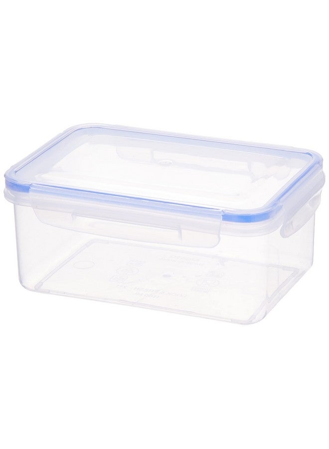 Aristo - Aristo Lock & Fresh 211 Plastic Storage Container For Storing grains, pulses, rice, wheat etc - 1100 ML, Transparent Clear (19 x 13 x 8cm) - Image 1