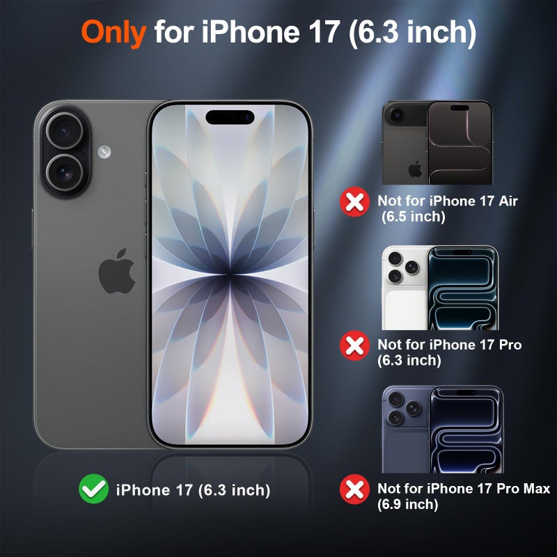 SUPFINE Magnetic for iPhone 17 Case with Screen Protector (Compatible with MagSafe)(Military Grade Drop Protection) Translucent Matte Shockproof with Anti-Fingerprint Phone Cover,Light Pink - Image 2