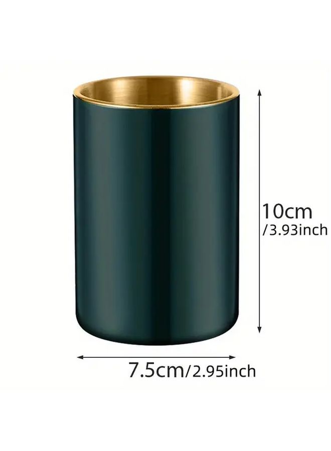 Silvery Stainless Steel Windproof Smokeless Ashtray For Cigars Cigarettes Indoor Outdoor Use - Image 5