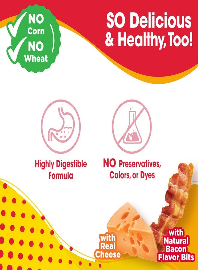 Nylabone Nubz Flavor Bursts Natural Edible Chew Bones for Dogs, Healthy Long Lasting Chews Made in The USA, Grain-Free Dog Treats for Small Dogs, Bacon & Cheese Flavor (36 Count) - Image 5