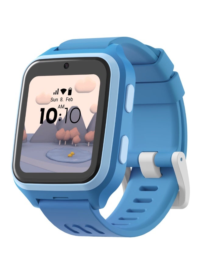 myFirst Fone M1 Kids Smartwatch | Requires NanoSIM Card, 4G Global Connectivity with local ISP, AMOLED Display, GPS Tracking, 2-Way Video and Voice Calls, for Kids 4-12 Years Old - Steel Blue - Image 1