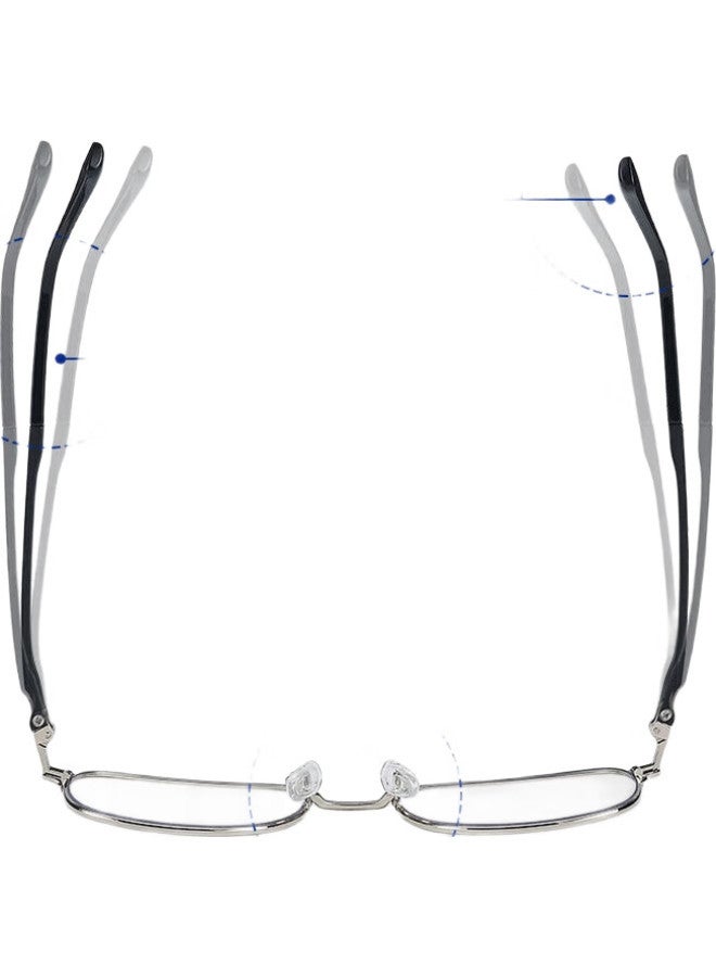 Lesca Lunetier Imported Anti-Blue Light High-Definition Reading Glasses For Men And Women, High-End Ultra-Light Anti-Fatigue Infrared Anti-Blue Light Glasses For Presbyopia - Image 2