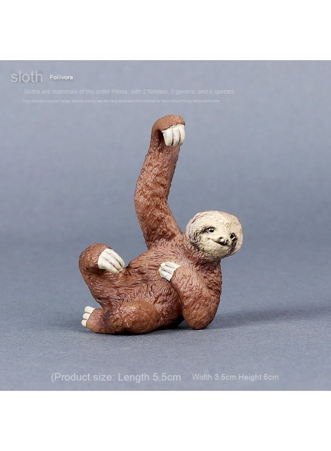 NIBEMINENT Realistic Wild Animal Model Series - Wolf, Monkey, Lion, Fox, chameleon, and more