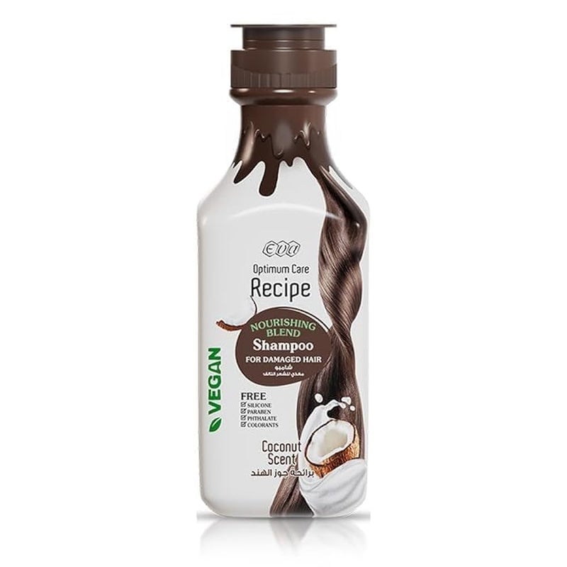 Eva Optimum Care Recipe Nourishing Blend Shampoo Coconut Scent 350 Ml