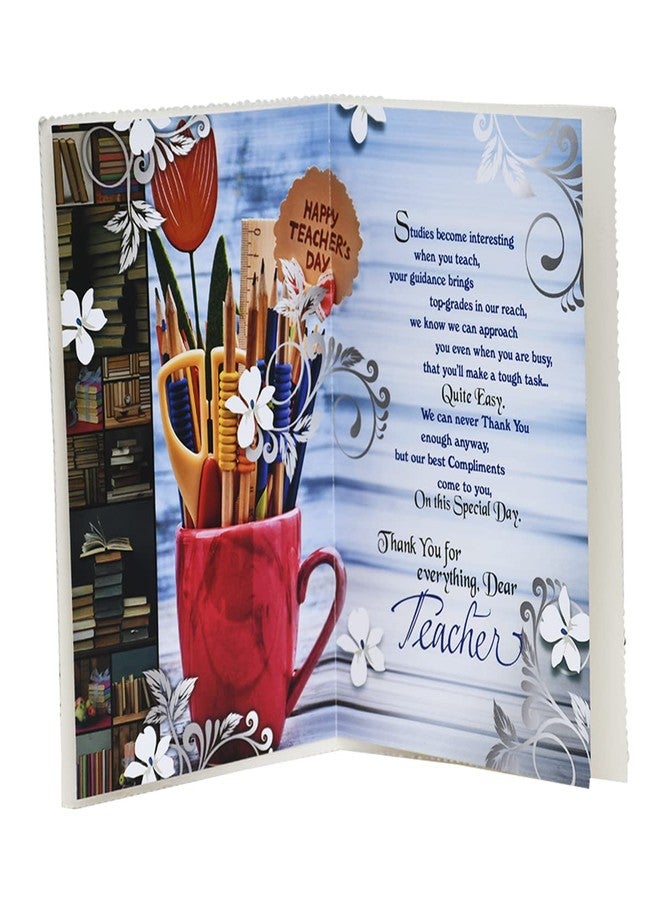 Natali Traders Gift for Teachers - Greeting Card, Quotation Glass Showpiece, Chocolate Pack - Teachers Day - Farewell - Birthday Gift for Sir, Madam, Mentors - Image 5