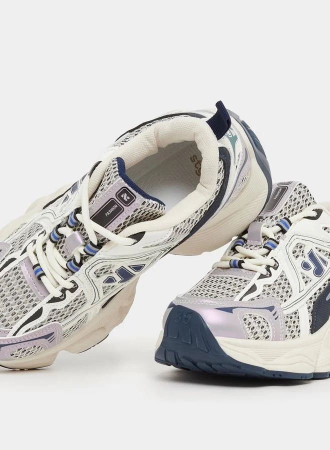 Styli Styli Chunky Sole Lace Up Sneakers