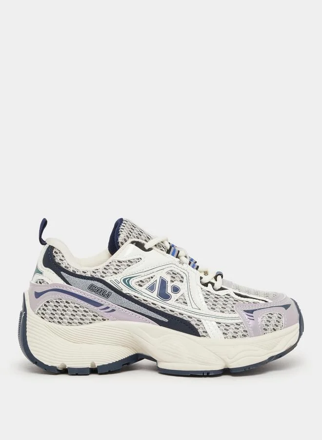 Styli Styli Chunky Sole Lace Up Sneakers