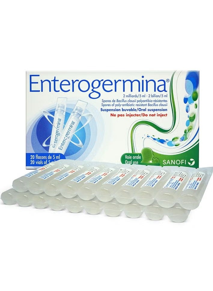 ENTEROGERMINA 2 Billion/5 mL Suspension Oral Vials 20's - Image 1