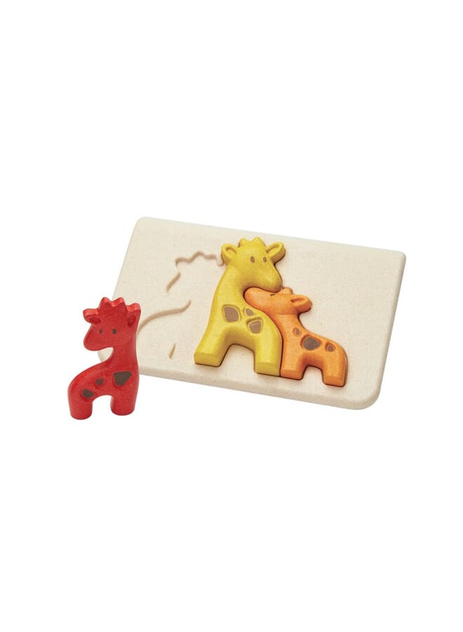 IAF Wooden Giraffe Puzzle Multicolor - Image 1
