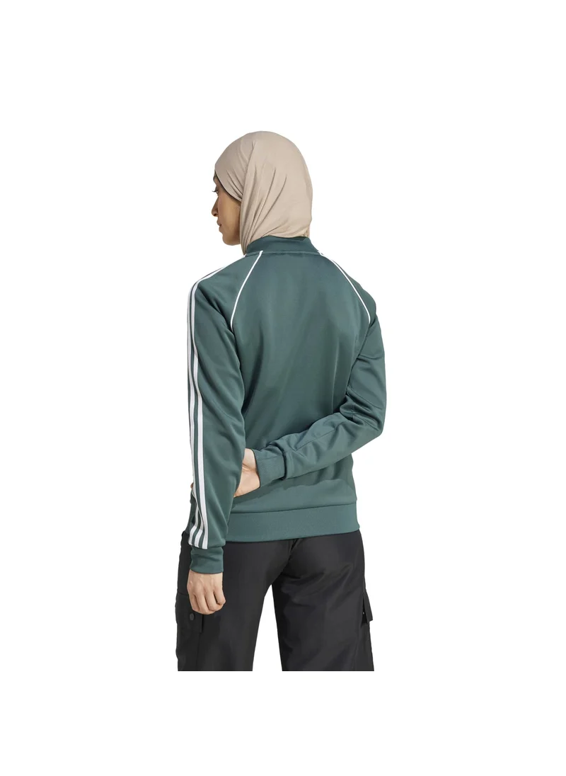 اديداس adidas NEW SST TT Green Originals Women TRACK TOPS