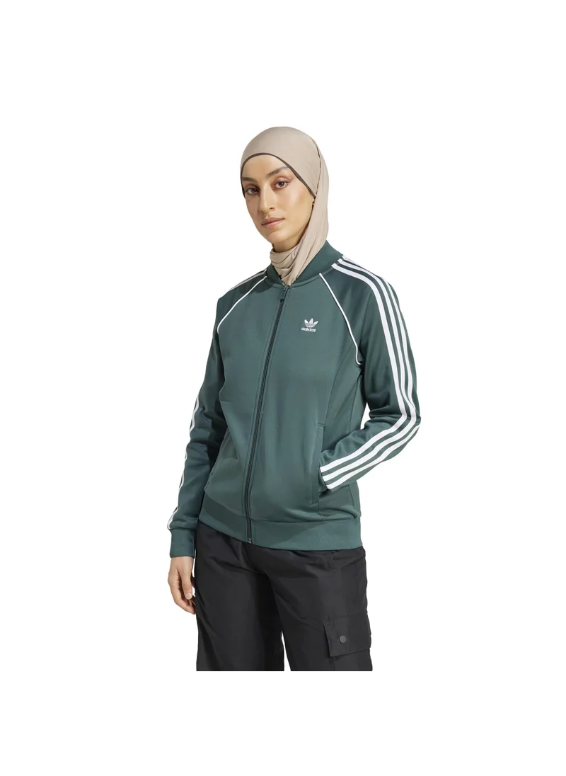 اديداس adidas NEW SST TT Green Originals Women TRACK TOPS