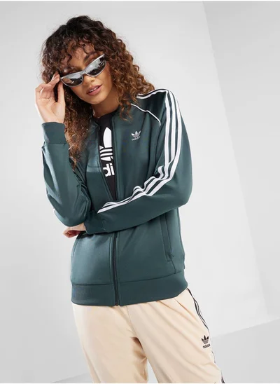 adidas Originals adidas NEW SST TT Green Originals Women TRACK TOPS