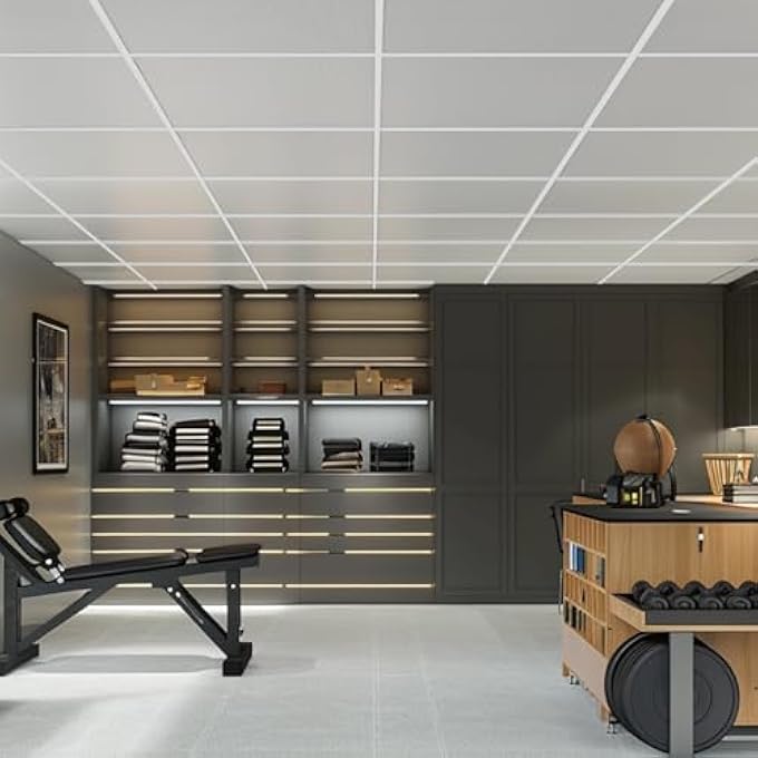 30PACK WHITE CROSS TEE DROP CEILING KIT GALVANIZED STEEL EASY INSTALLATION FOR 15/16" CEILING GRID SYSTEM 2FT TT10 - Image 3