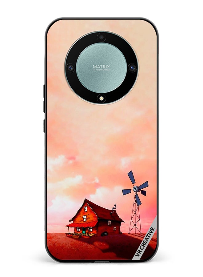 VR CREATIVE Protective Case Cover For Honor X9b House Design Multicolour - Image 1