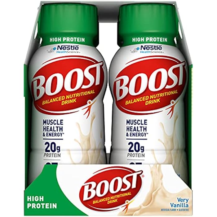 Boost مشروب BOOST الغذائي عالي البروتين (فانيليا، 6 عدداً (عبوة من 1)) - Image 5