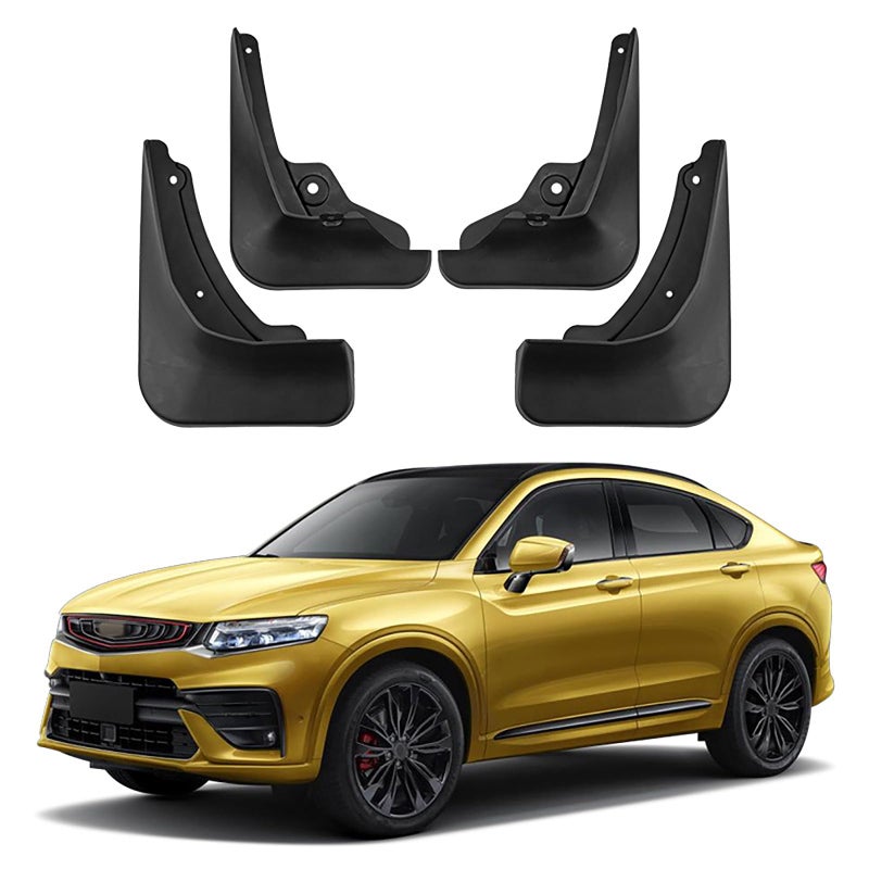 Generic FALMDCQ Compatible with Geely Tugella 2019-2020, 4Pcs Car Fenders Splash Guards Anti-Sand Mud Flaps Front and Rear Wheels Mudguards Accessories  - Image 1