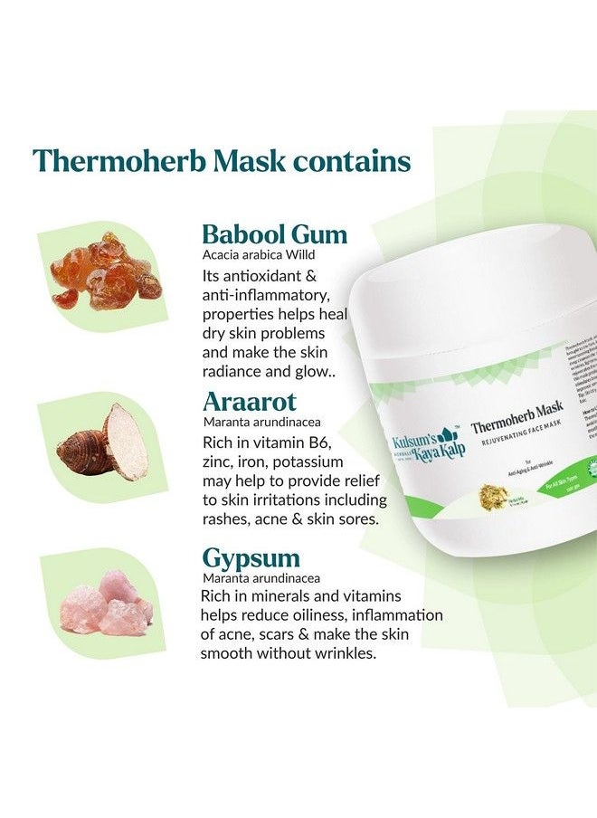 Kulsum's Kaya Kalp Herbals Thermoherb Mask 1000 G  - Image 5
