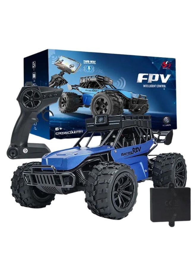 Generic - Fpv Remote Control Car | 2.4G RC Rechargeable Remote Control Racing Car | RC Car With 1080p Hd Fpv WiFi Camera Dual Voice conversation | Wireless  Dual Control With Remote & Phone | Rc truck crawler - Image 1
