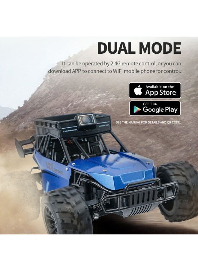 Generic - Fpv Remote Control Car | 2.4G RC Rechargeable Remote Control Racing Car | RC Car With 1080p Hd Fpv WiFi Camera Dual Voice conversation | Wireless  Dual Control With Remote & Phone | Rc truck crawler - Image 1