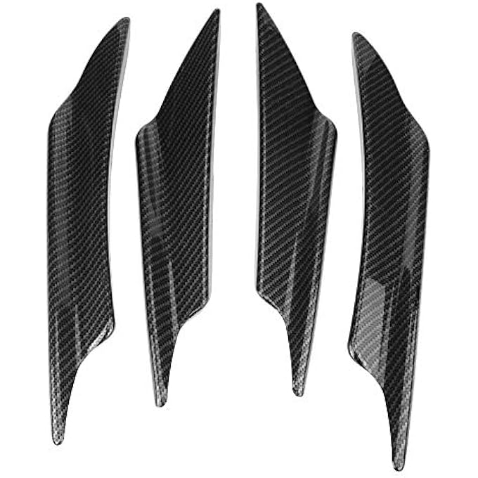 Raitron Front Bumper Lip, 4pcs Ront Splitter, Front Bumper Bumper Lip, for Car Maintenance Auto Repair Tools - Image 3