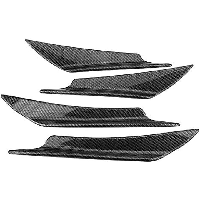 Raitron Front Bumper Lip, 4pcs Ront Splitter, Front Bumper Bumper Lip, for Car Maintenance Auto Repair Tools - Image 2