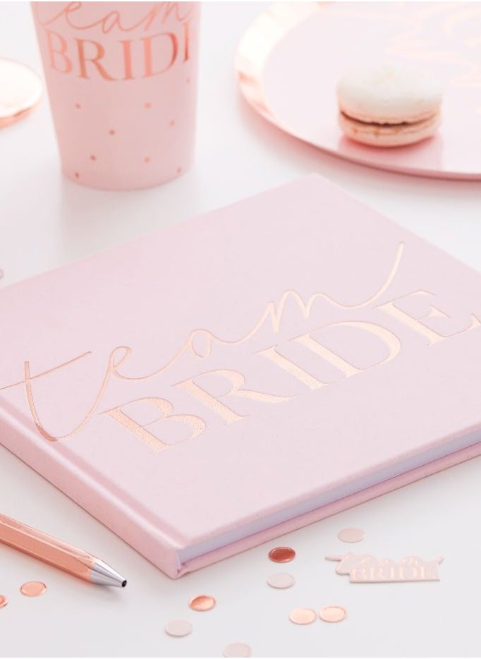 Blush Velvet Team Bride Guest book - pzsku/ZB984D40A520B75692187Z/45/_/1731048487/997f65da-7f06-4e12-bdac-75a65127aaf6