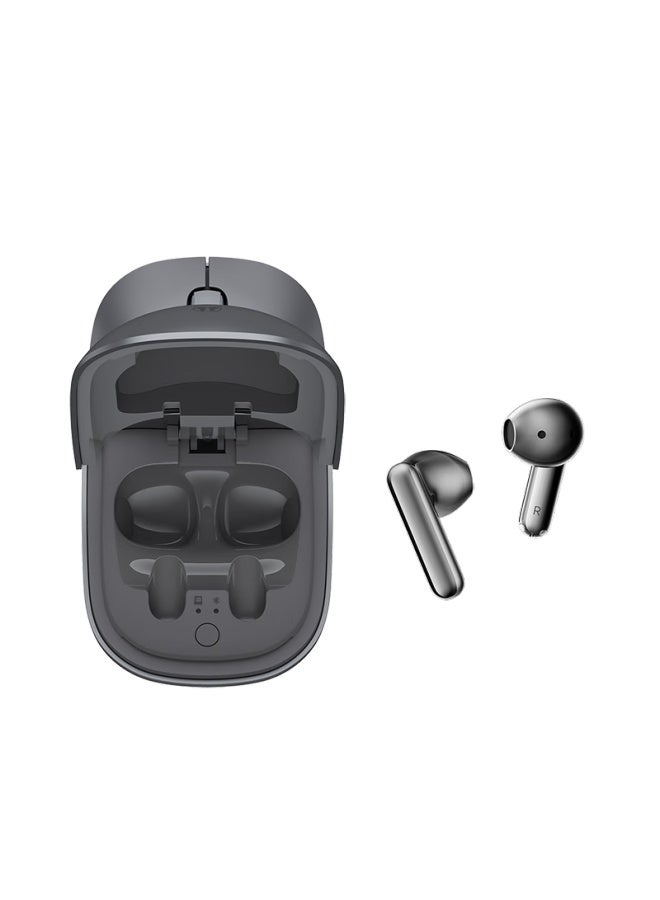 Honor Pick Rongyaoqinxuan Youo Ai Mouse, Wireless Ear Mouse Pro, Two-in Bluetooth Mouse And Headset, Active Noise Cancellation, Long Battery Life, For Office And Gaming, Starry Gray - Image 2