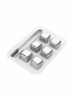 KASTWAVE Ice Cubes Whiskey Stones – Reusable Stainless Steel Whiskey Stones – Chilling Stones for Your Favorite Beverage – Easy to Use Metal Stones Ideal for Scotch, Bourbon, and Irish Whiskey  - Image 2