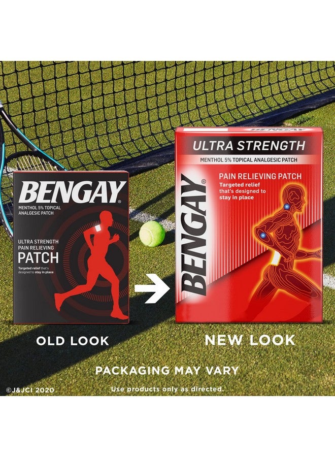 Bengay Ultra Strength, Pain Relieving Patch, Large Size, 4 Count - Image 2