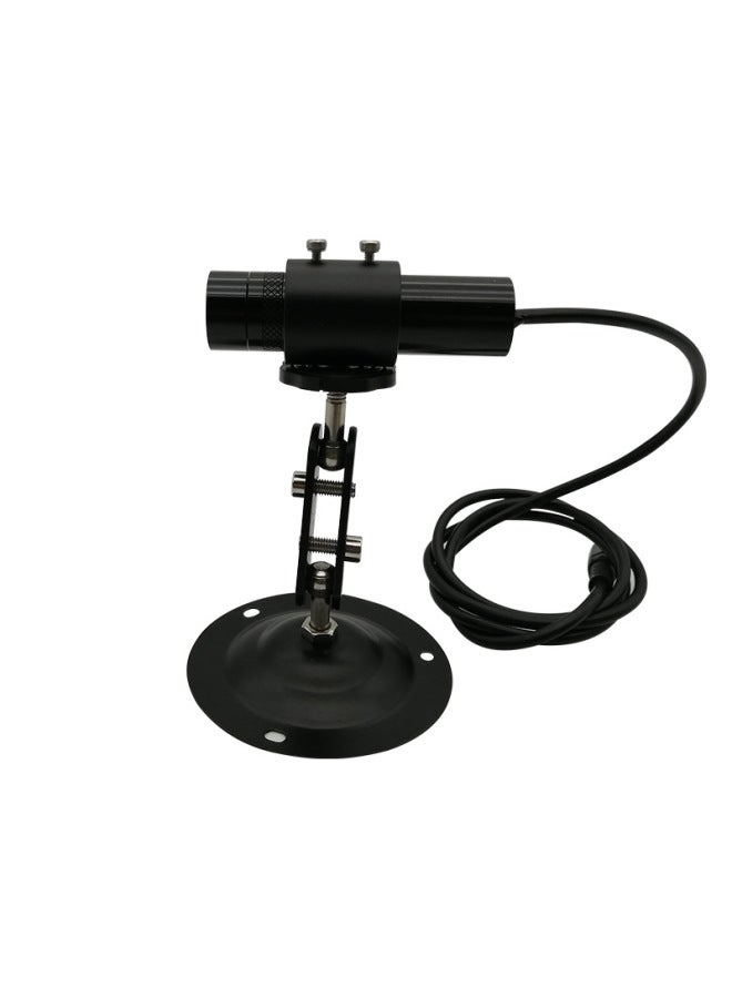 Point-shaped Cross Laser Module Three-color Light Source Laser Adjustable Focus Linear Positioning Lamp Laser Module-Color:Blu-ray Single Point + Adapter  - Image 2