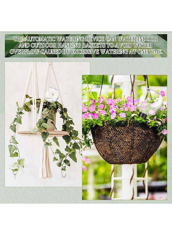 Peachjoy Watering Globes Automatic Plastic Self Watering Planter Insert Waterer Watering Bulbs for Indoor Plants Drip Irigation Plant Watering Devices with Slow Release Control for Garden 500ML 4 Pcs  - Image 2