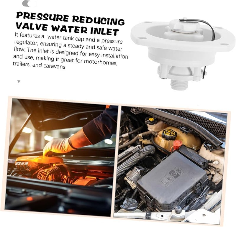 Rv Water Inlet Quick Connector with Pressure Regulator for Motorhomes Campers Boats - Image 4