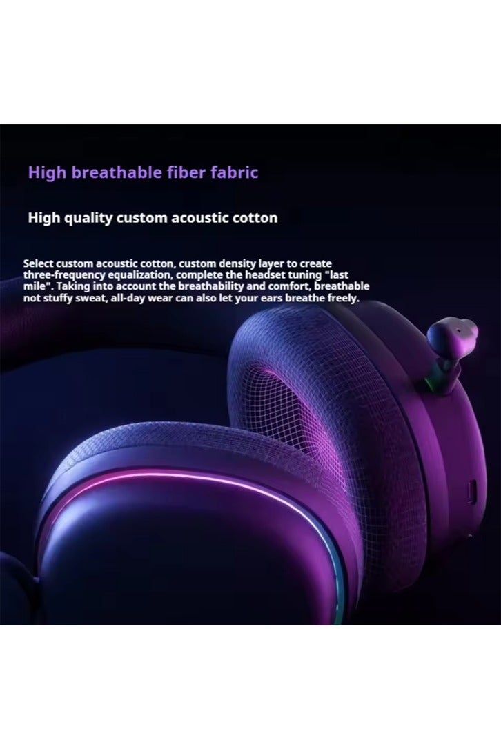 AULA G7 Pro Bluetooth Headset Wireless Tri-mode Esports Low Latency Intelligent Noise Cancelling High Sound Quality Game Headset - Image 4